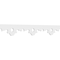 Ekena Millwork Frederic Architectural Grade PVC Running Trim, 6"H x 5/8"P x 48"L RUNP06X0625X48FRD - alternate 1